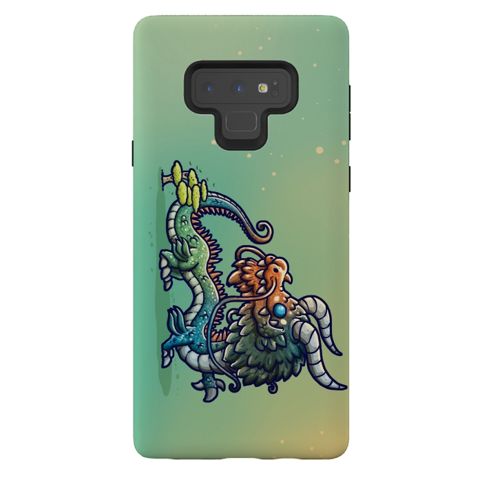 Galaxy Note 9 StrongFit Cute Chinese Dragon by Q-Artwork