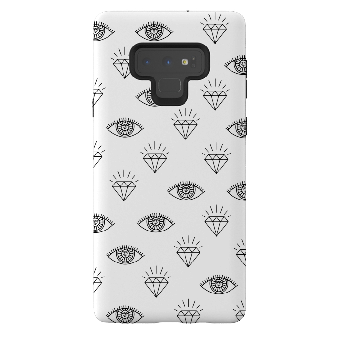 Galaxy Note 9 StrongFit Diamond Eyes by Uma Prabhakar Gokhale