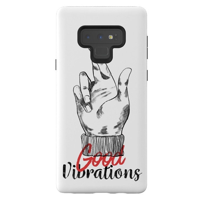 Galaxy Note 9 StrongFit Good Vibrations by Ilustrata