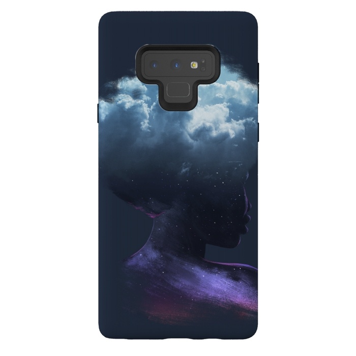 Galaxy Note 9 StrongFit HEAD ON THE CLOUDS by Ilustrata