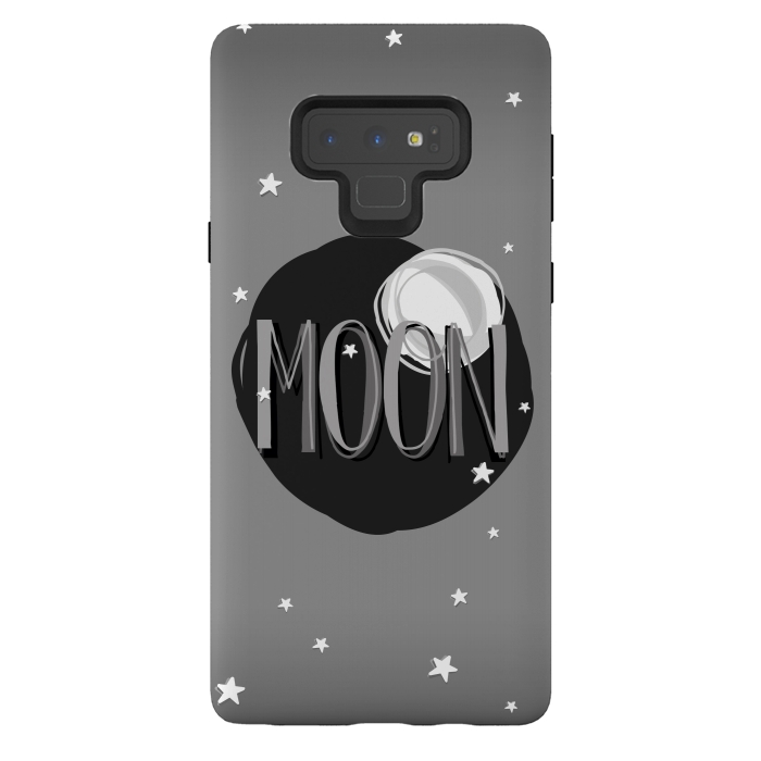 Galaxy Note 9 StrongFit Bright Moon & Stars by Dellán