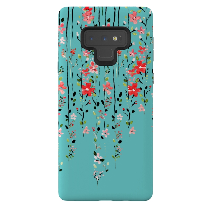 Galaxy Note 9 StrongFit Floral Dilemma by Uma Prabhakar Gokhale