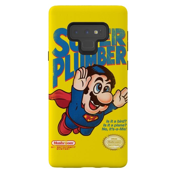 Galaxy Note 9 StrongFit Super Plumber by Vó Maria