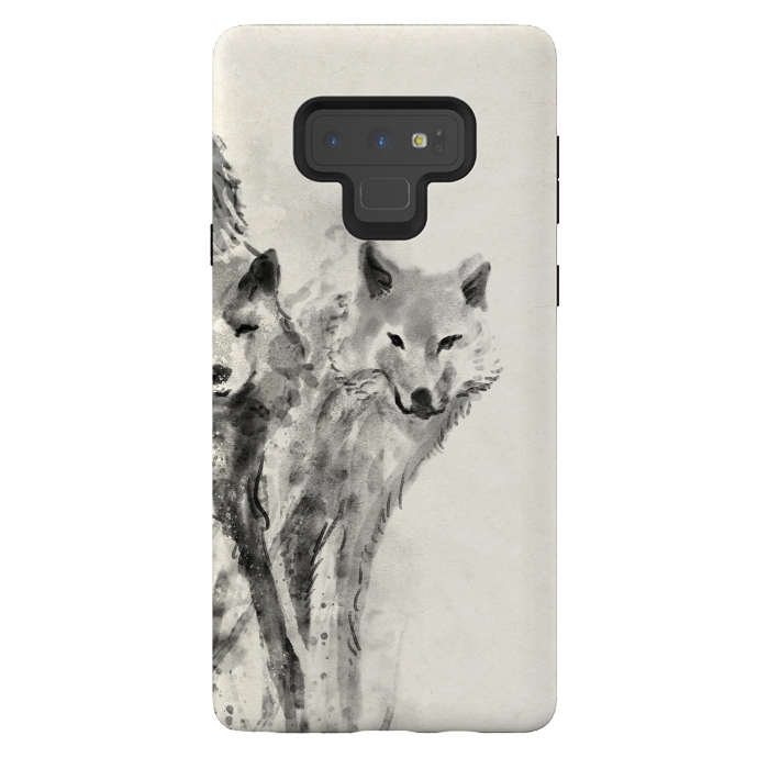 Galaxy Note 9 StrongFit Wild Wolf by 38 Sunsets