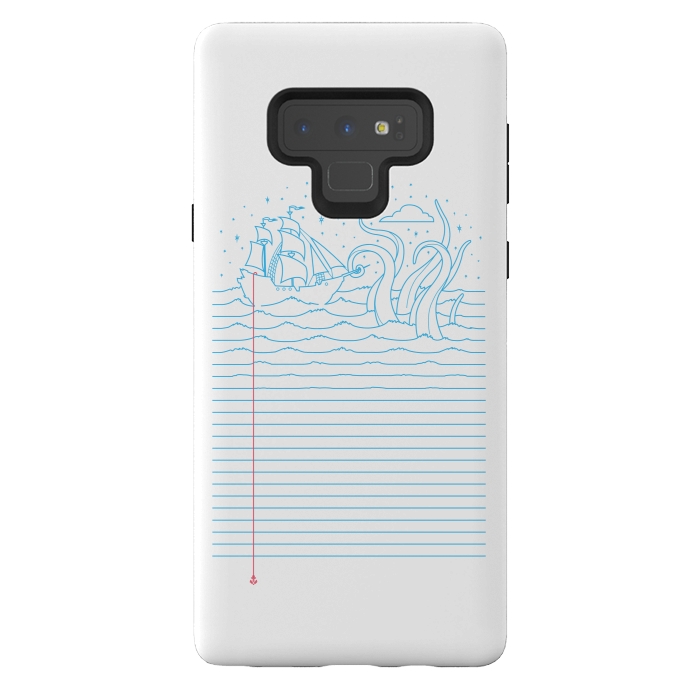 Galaxy Note 9 StrongFit My Mind's at sea by Grant Stephen Shepley