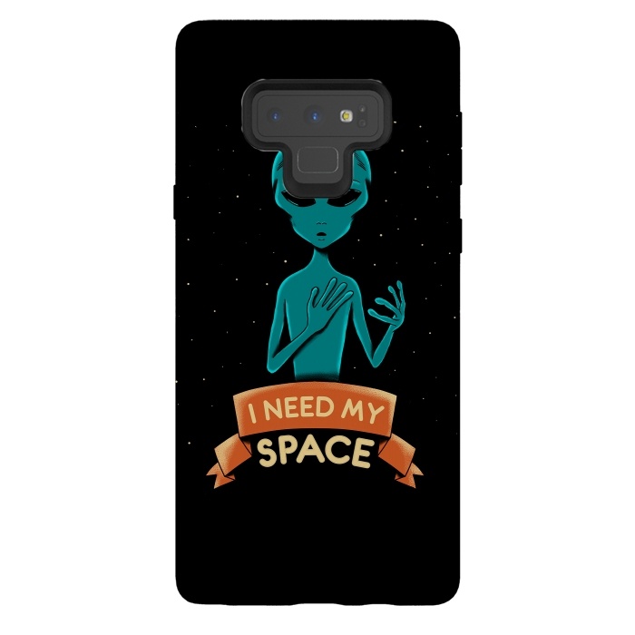 Galaxy Note 9 StrongFit I need my space by Coffee Man