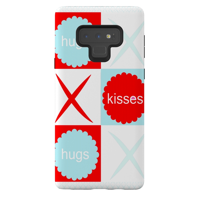 Galaxy Note 9 StrongFit Hugs & Kissies by Bettie * Blue