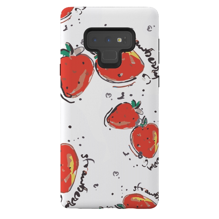 Galaxy Note 9 StrongFit Strawberry Crush by MUKTA LATA BARUA