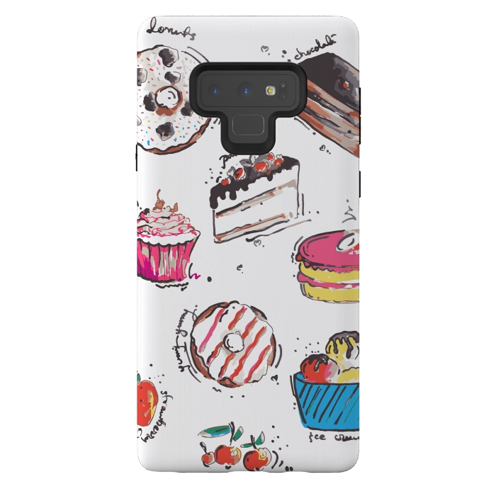 Galaxy Note 9 StrongFit Dessert Love by MUKTA LATA BARUA