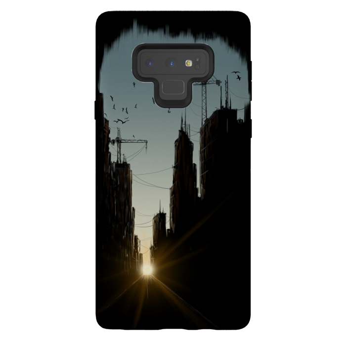 Galaxy Note 9 StrongFit Concrete Jungle by Alwin Aves