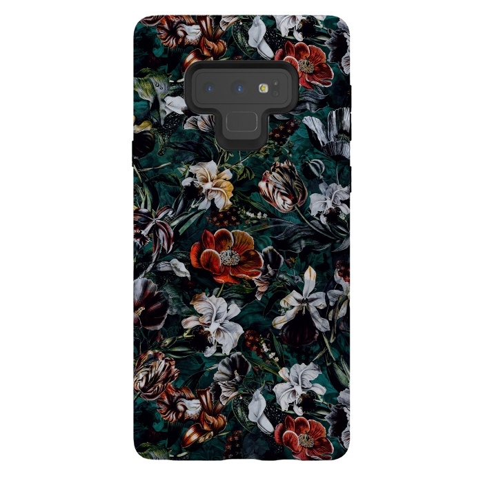Galaxy Note 9 StrongFit Floral Pattern VI by Riza Peker