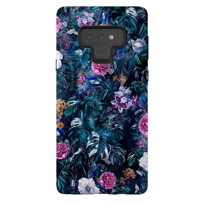 Galaxy Note 9 StrongFit Floral Pattern VII by Riza Peker