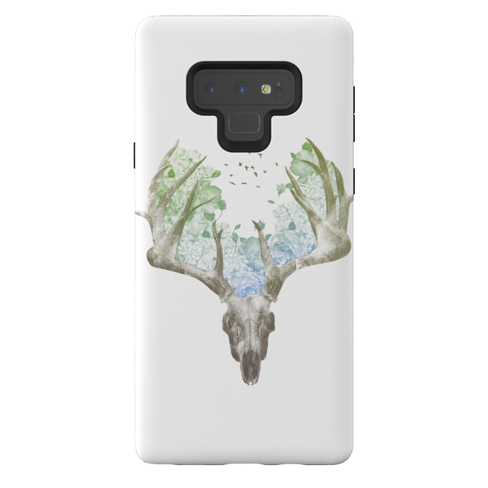 Galaxy Note 9 StrongFit Deer Skull by Rui Faria