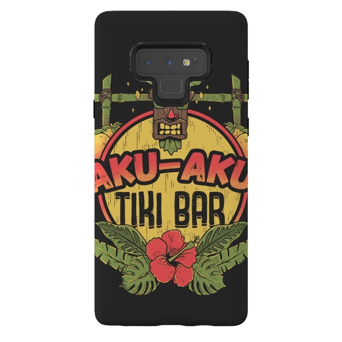 Galaxy Note 9 StrongFit Aku Aku - Tiki Bar by Ilustrata