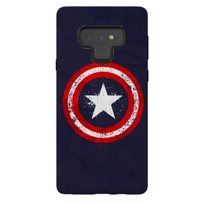 Galaxy Note 9 StrongFit Captain's America splash by Sitchko