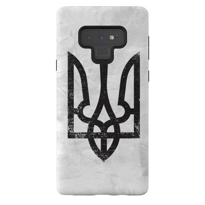 Galaxy Note 9 StrongFit Ukraine White Grunge by Sitchko