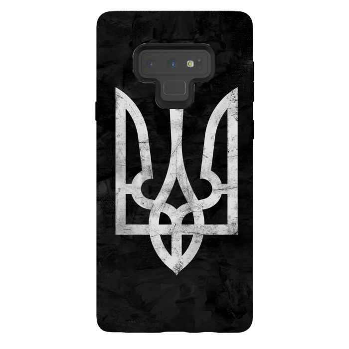 Galaxy Note 9 StrongFit Ukraine Black Grunge by Sitchko