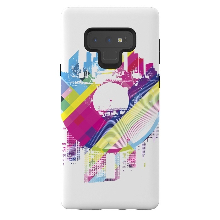 Galaxy Note 9 StrongFit Urban Vinyl Colorful by Sitchko