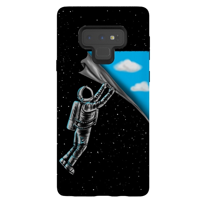 Galaxy Note 9 StrongFit Astronaut open the sky by Coffee Man