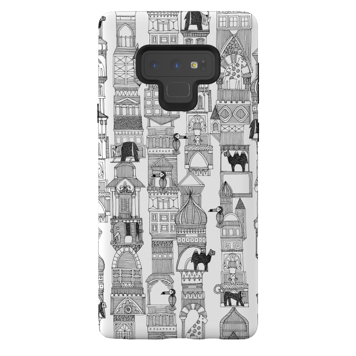 Galaxy Note 9 StrongFit Urban Jungle by Sharon Turner