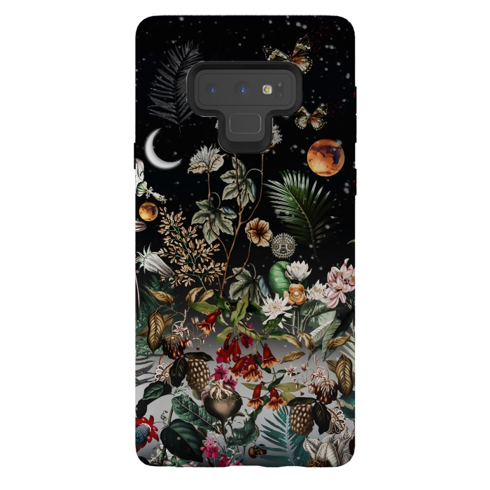 Galaxy Note 9 StrongFit Beautiful night garden by Burcu Korkmazyurek