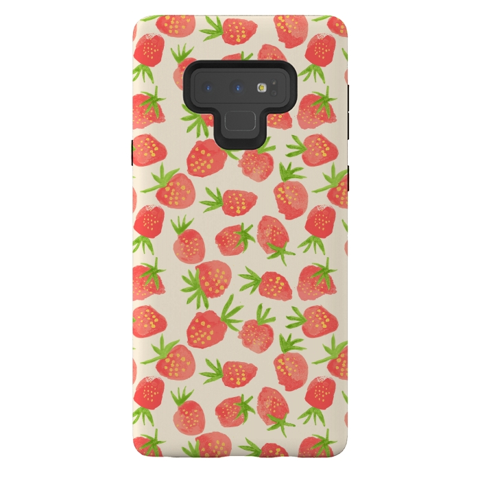 Galaxy Note 9 StrongFit Strawberry by Edith May