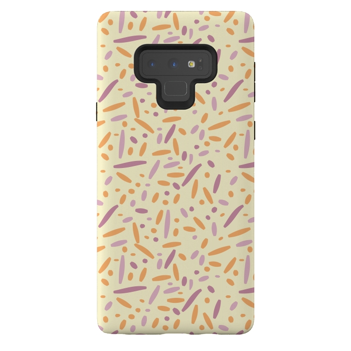 Galaxy Note 9 StrongFit Icecream Sprinkles by Edith May