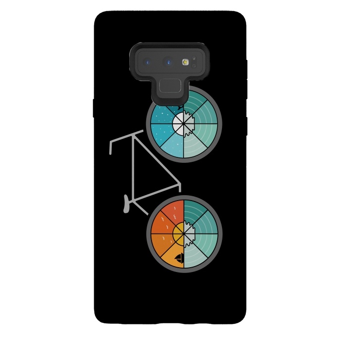 Galaxy Note 9 StrongFit Bicycle Landscape by Coffee Man