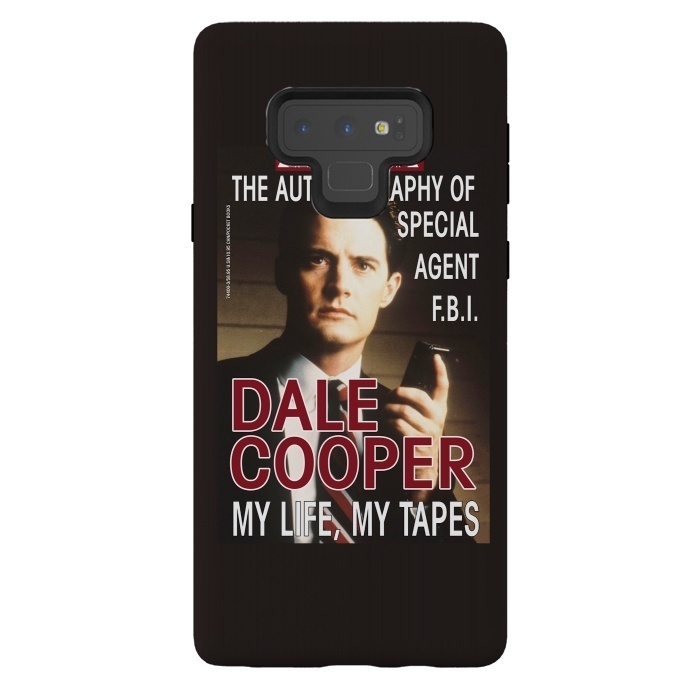 Galaxy Note 9 StrongFit Twin Peaks Dale Cooper Book by Alisterny