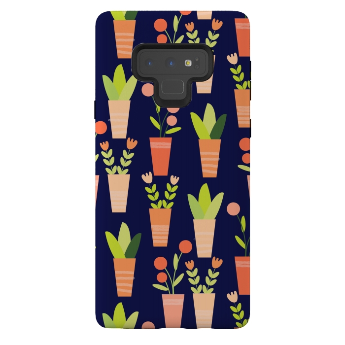 Galaxy Note 9 StrongFit little garden by Edith May