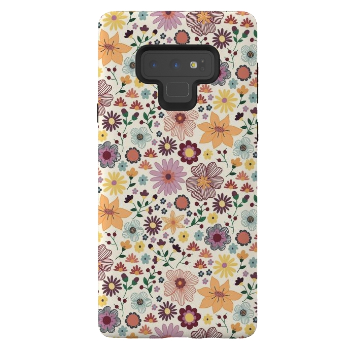 Galaxy Note 9 StrongFit Wild Bloom by TracyLucy Designs