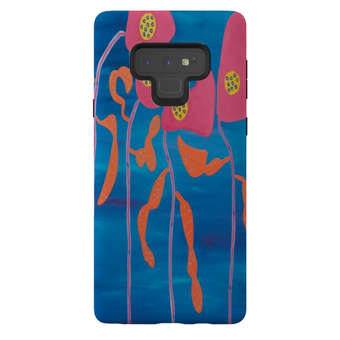 Galaxy Note 9 StrongFit Flowers of Chrion by Helen Joynson