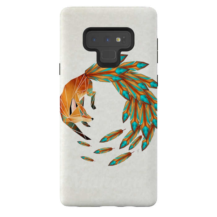 Galaxy Note 9 StrongFit fox cercle by Manoou