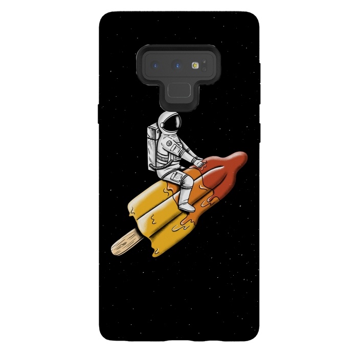 Galaxy Note 9 StrongFit Astronaut Melted Rocket by Coffee Man