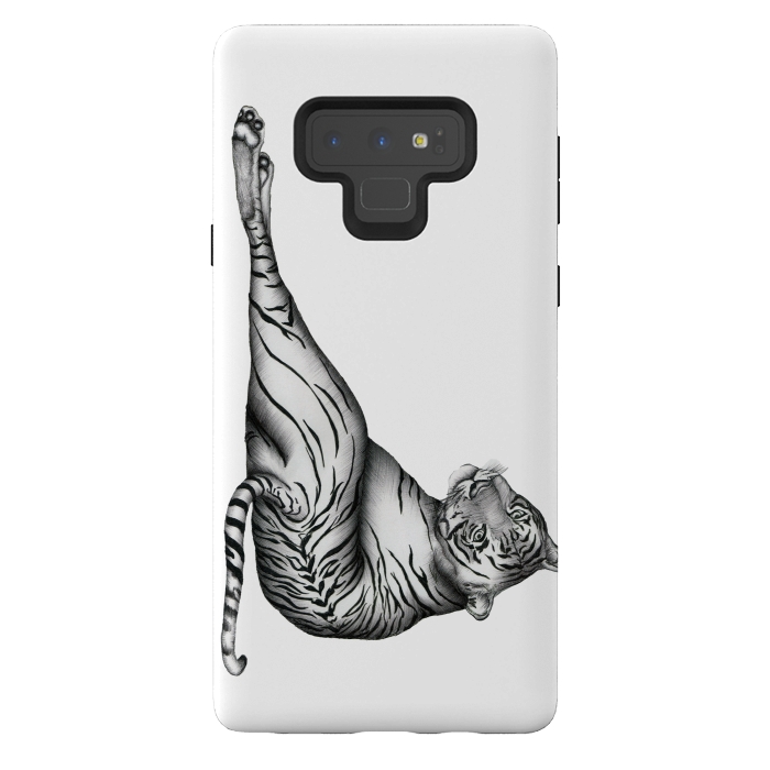 Galaxy Note 9 StrongFit The Hunter | Tiger by ECMazur 