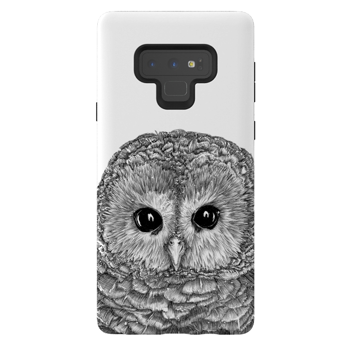 Galaxy Note 9 StrongFit Tiny Owl by ECMazur 