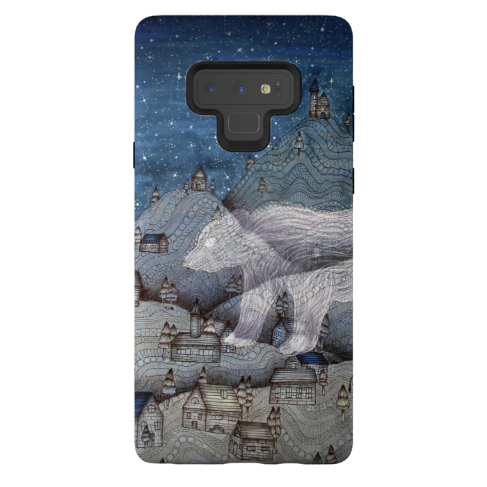 Galaxy Note 9 StrongFit I Protect this Place II | The Bear by ECMazur 