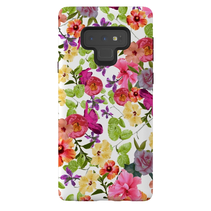 Galaxy Note 9 StrongFit Zariya Flower Garden by Zala Farah