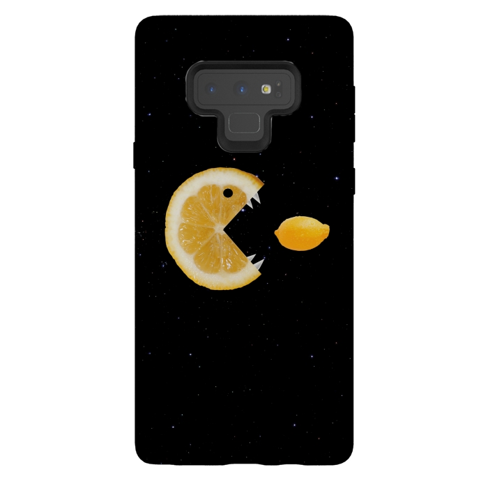 Galaxy Note 9 StrongFit Hungry Crazy Lemons by Boriana Giormova