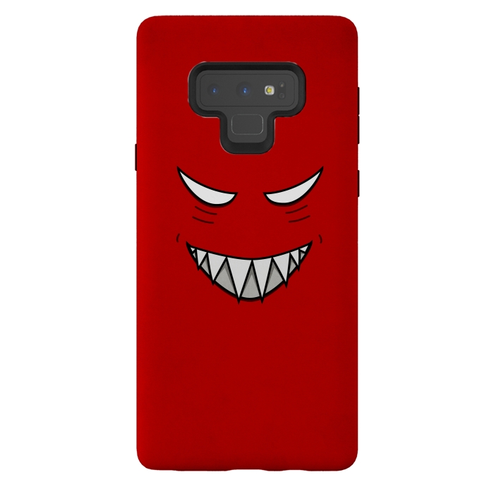 Galaxy Note 9 StrongFit Evil Grinning Face by Boriana Giormova