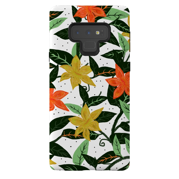 Galaxy Note 9 StrongFit Tropical Rainforest by Uma Prabhakar Gokhale