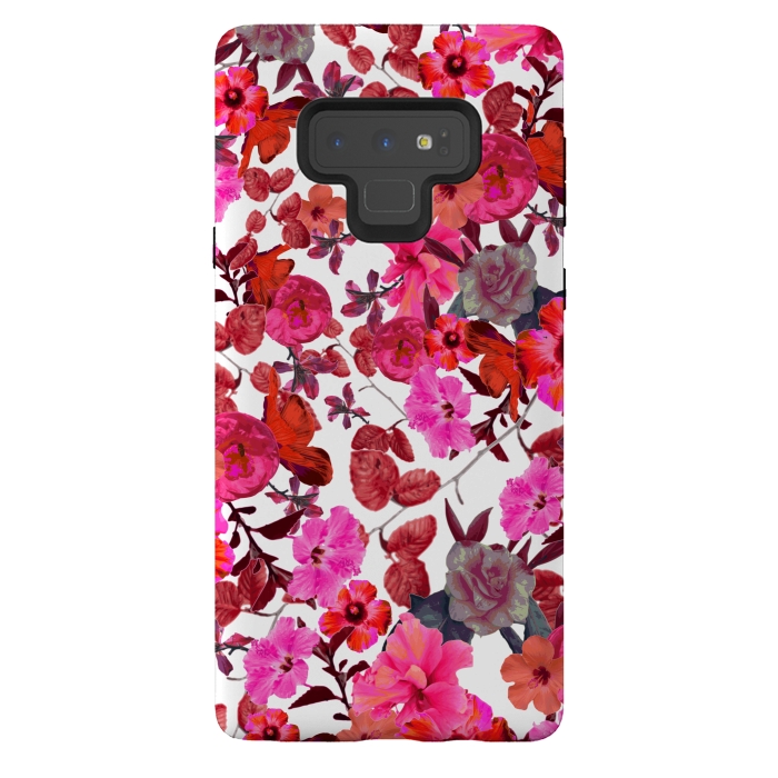 Galaxy Note 9 StrongFit Zariya Flower Garden (Pink) by Zala Farah