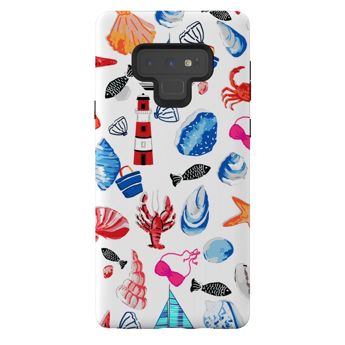 Galaxy Note 9 StrongFit Beach Comber by MUKTA LATA BARUA