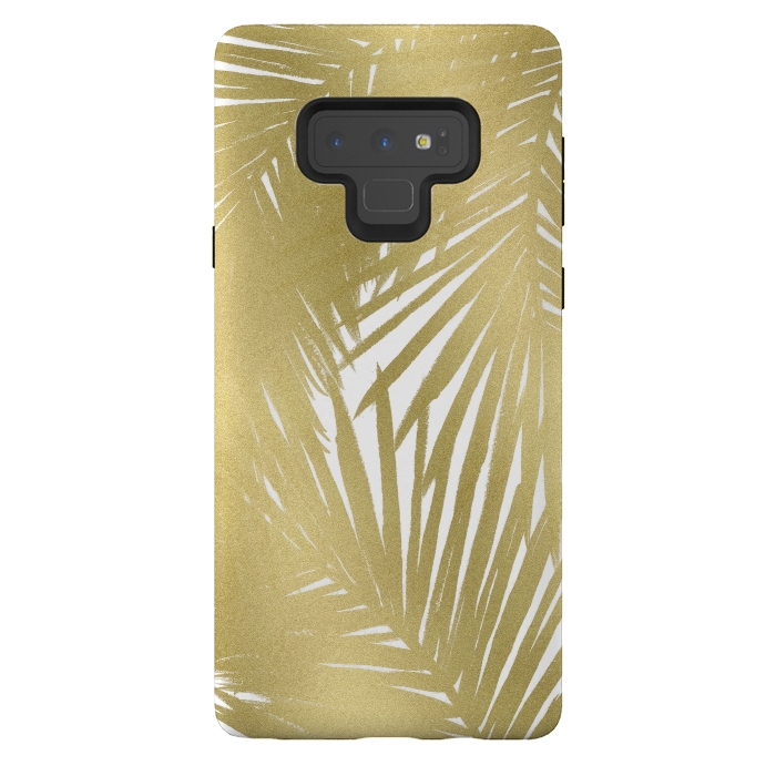 Galaxy Note 9 StrongFit Gold Palms by Caitlin Workman