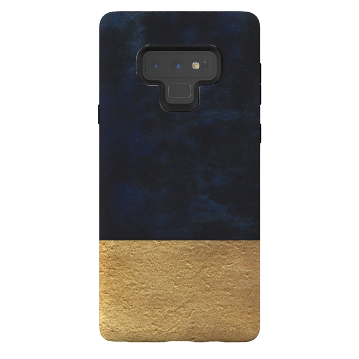 Galaxy Note 9 StrongFit Velvet and Gold by Caitlin Workman