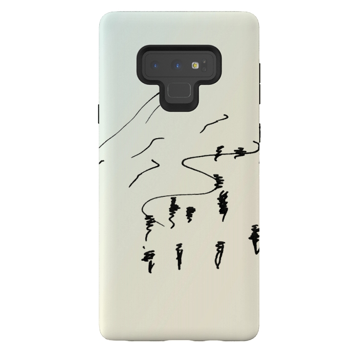 Galaxy Note 9 StrongFit Beach Daze by Caitlin Workman