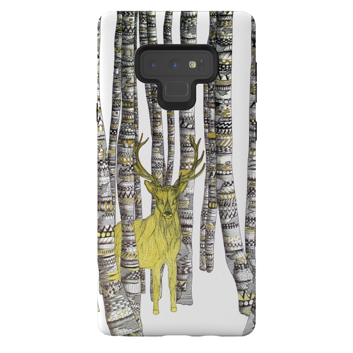 Galaxy Note 9 StrongFit The Golden Stag by ECMazur 