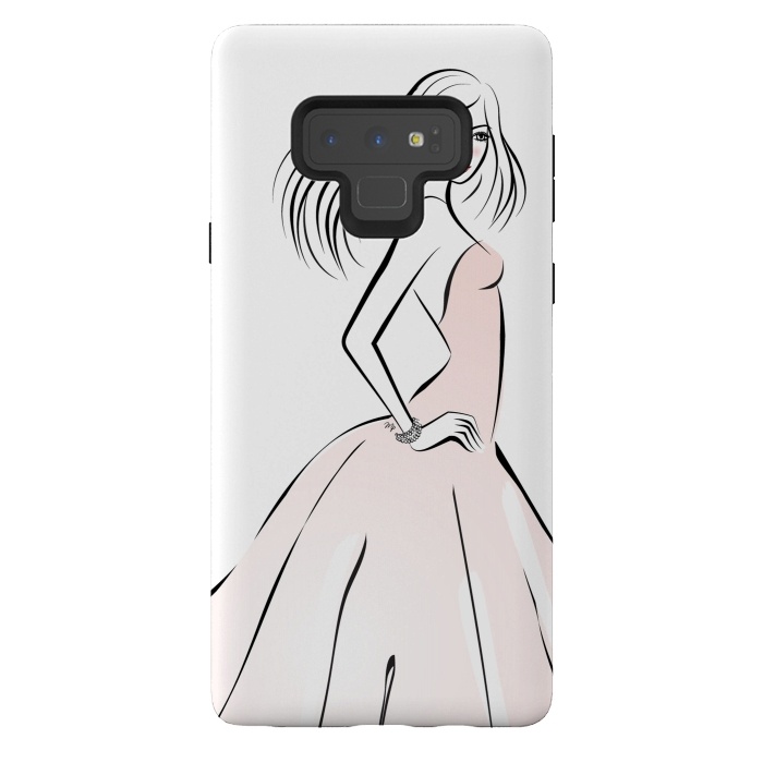 Galaxy Note 9 StrongFit Elegant woman bride by Martina