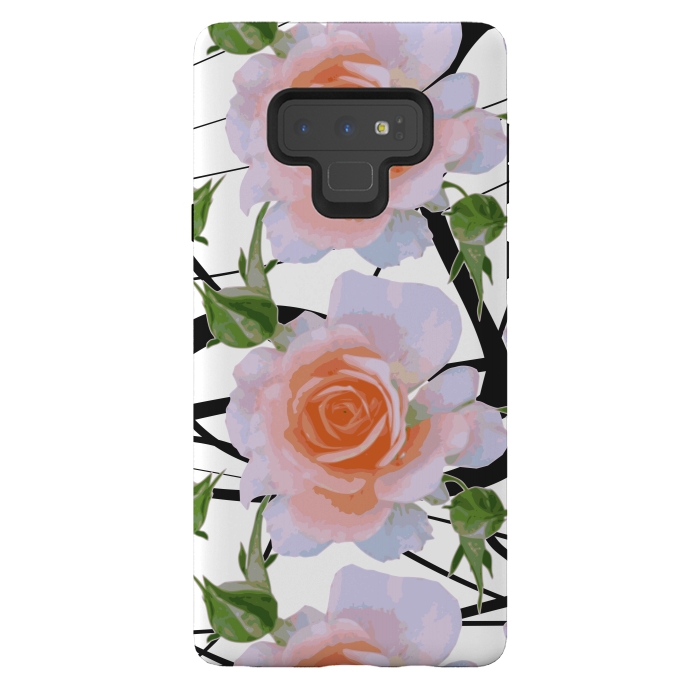 Galaxy Note 9 StrongFit Swiggles + Florals by Zala Farah