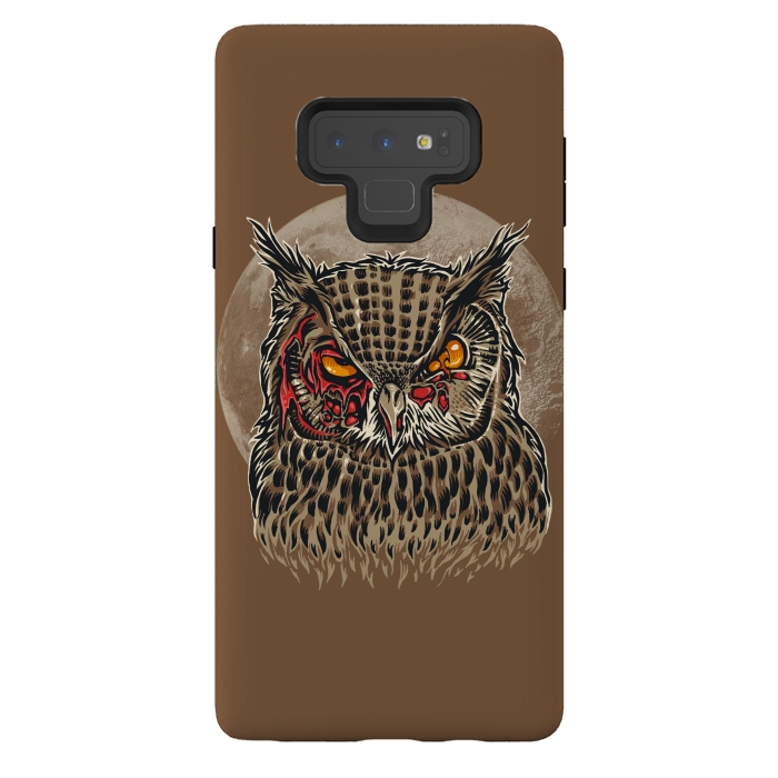 Galaxy Note 9 StrongFit Zombie Owl by Branko Ricov